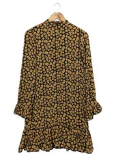 Vestido Scotch & Soda estampado floral manga larga casual beige talla 34