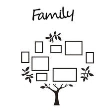 1 Juego de Adhesivos de Pared 3D Acrílicos Duraderos Decorativos Cuadro Árbol para Hogar Negro