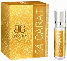 Arochem Perfume Original 24 Quilates Attar Aroma Larga Duración 6ml