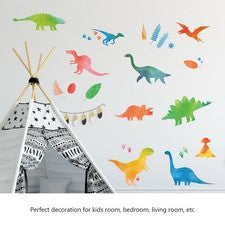 1 hoja de calcomanías de pared para el hogar con patrón de animales calcomanías de pared para el hogar decoraciones