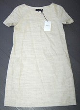 Vestido recto Theory para mujer piel de tiburón panel crujiente, J0203608, Calico, talla P