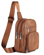 Bolsos Bandolera para Mujer, Diseñador Cuero PU Bandolera Cartera Multi-Po...