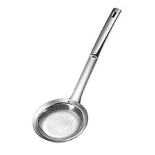 Cuchara de cocina de acero inoxidable premium para extraer y filtrar eficientemente