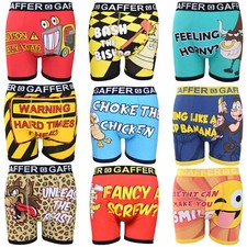 Calzoncillos boxer de algodón para hombre ropa interior de diseñador divertidos novedad regalos