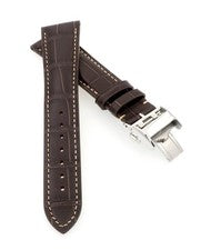 Correa de reloj Alligator modelo Longi-FS-S moca 21 mm, comp. Longines