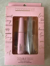 NUEVO MANNA Kadar Beauty Juego de 2 Piezas Pestañas Glamour Rímel Regalo Alargamiento Voluminizador