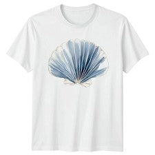 Camiseta Acuarela Conchas Marinas Océano Hombres Mujeres Camiseta Gráfica Estilo Playa