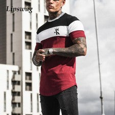 Camiseta Elegante Con Estampado De Letras Para Hombre Camisa Moda Vintage Informal