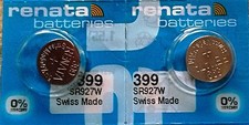 Reloj Batería 399 RENATA SR927W (2 Piezas) Vendedor Autorizado Envío Gratis