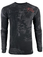 Camiseta para hombre Xtreme Couture by Affliction calavera lluvia motociclista S-4XL