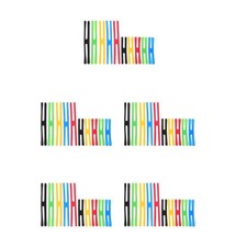 50 pcs H Shaped Rubber Bands: Strong Elastic Wrapping Bands for Books and