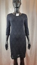 Vestido Mujer Talla M Negro Con Encaje VERA MODA Nuevo Manga 3/4 Art 1116