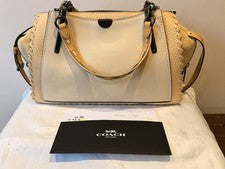 Cartera Coach Dreamer Whipstitch 36 madera de haya