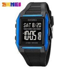 Reloj digital eléctrico cuadrado de moda SKMEI 2257 resistente al agua para hombre 5 bares