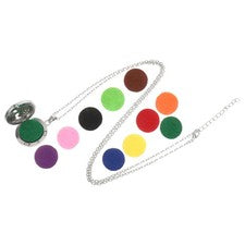 1 Set Perfume Locket Bottle Pendant Necklace - Tree Of Life Diffuser Essential