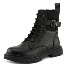 Botines de motociclista Spring Step URBANATTIRE de cuero granulado | Resistente se encuentra refinado...