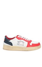 Atlantic Stars Mod Hokutok Tg 43 Bianco/Rosso TG 43 Uomo NUOVO Originale