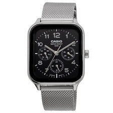 Casio MTP-M306M-1AV Negro 24 Horas Multifunción Reloj Analógico NUEVO Japón