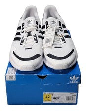 Adidas Para Hombre Originales ZX 1K Boost Correr Entrenamiento Tenis Blanco/Negro FX6510