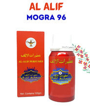 Aceite de perfume concentrado MOGRA 96 Al Alif, envasado de 100 ml, aceite Attar.
