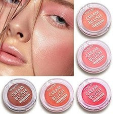 Rubor facial en crema PHOERA® colorete mezclable natural resistente al sudor no graso