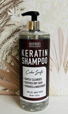 Cuidado del cabello definido ~ Champú hidratante e hidratante de queratina 32 fl oz color seguro
