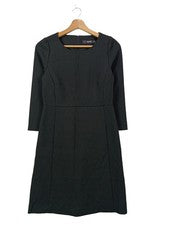 Hallhuber Vestidos Manga Larga Negro Talla 34