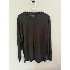 Waffle negro estilo vintage manga larga Crew de Jachs