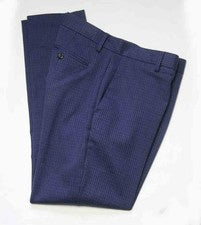 Pantalones al tobillo ajustados ceñidos Banana Republic azul gris a cuadros para hombre talla 32 X 30 nuevos sin etiquet