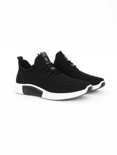 Zapatillas deportivas ligeras para hombre - Crosshatch Rideout tejidas con cordones gimnasio