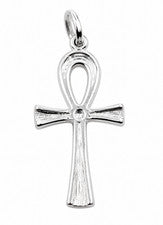 Genuine Sterling Silver 925 Egyptian Ankh Charm / Pendant - Free Post ☥