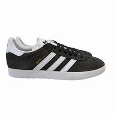 Adidas Gazelle Zapatos Metálicos Gris Sólido Blanco Dorado BB5480 Para Hombre Tallas 9-11