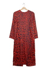Vestidos manga larga Zara rojo talla 34