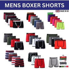 Paquete de 12, 6 y 3 calzoncillos boxer para hombre paquete múltiple ropa interior calzoncillos algodón elástico