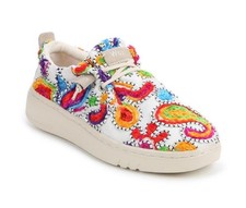 Woz Mujer Robbie Volantes Informal Sin Cordones Naranja
