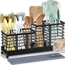 Organizador Utensilios Cocina Piedra Diatomita Absorbente 3 Divisiones Caddy
