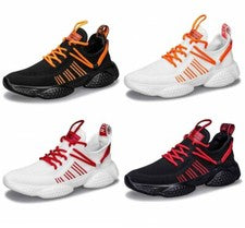ZAPATOS DEPORTIVOS PARA CORRER PARA HOMBRES CORDONES INFORMALES GIMNASIO FITNESS CAMINAR TALLA UK | 803