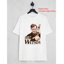 Camiseta unisex Doc Watson música folk rock sepia, camiseta estilo vintage