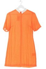 Vestido blusa Camaieu naranja claro estampado gráfico línea A talla 36
