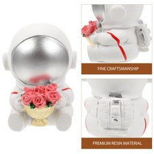 1 pieza elegante decoración creativa de astronauta astronauta espacial hogar decoración de escritorio