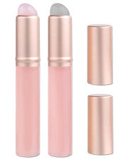 2 Piezas Cepillo de Labios para Lápiz Labial, Pinceles Labiales de Silicona, Aplicador de Maquillaje de Labios Belleza T