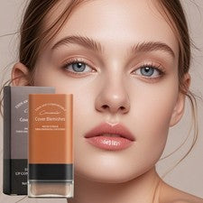 Base de Cobertura Completa Rosei con Cepillo, Corrector Coreano Tono Claro Piel Justa`