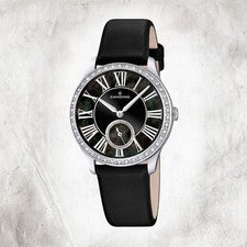 Candino Elegance Quarz Damen Armbanduhr C4596/3 Analógico Negra 36mm