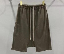 Pantalones Cortos Harén de Verano para Hombres Pantalones Cordones Cintura Media Informales Pantalones Medianos Pantalon