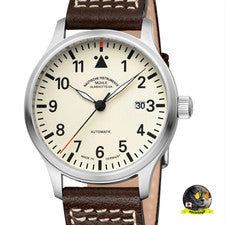 Reloj Hombre Muhle Glashutte Terrasport II M1-37-47-LB Crema 40mm Automático Cuero