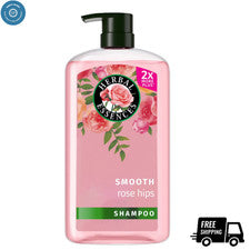 Champú suave rosa mosqueta esencias herbales sin silicona, 33,8 fl oz