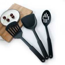 Juego de 6 utensilios de cocina de nailon forma lisa fácil de limpiar apto para lavavajillas