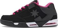 ZAPATOS DC DC COMMAND NEGRO - ROSA DC02744 004 MUJER REINO UNIDO TALLAS 5 - 8 PRECIO DE VENTA SUGERIDO POR EL FABRICANTE
