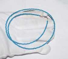 Collar de perlas de piedras preciosas de topacio azul suizo blanco joyería de...