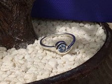 Anillo Aguamarina Silpada 925 Esterlina Otro Viaje Alrededor del Sol Nuevo con Etiquetas Talla 9 R6667